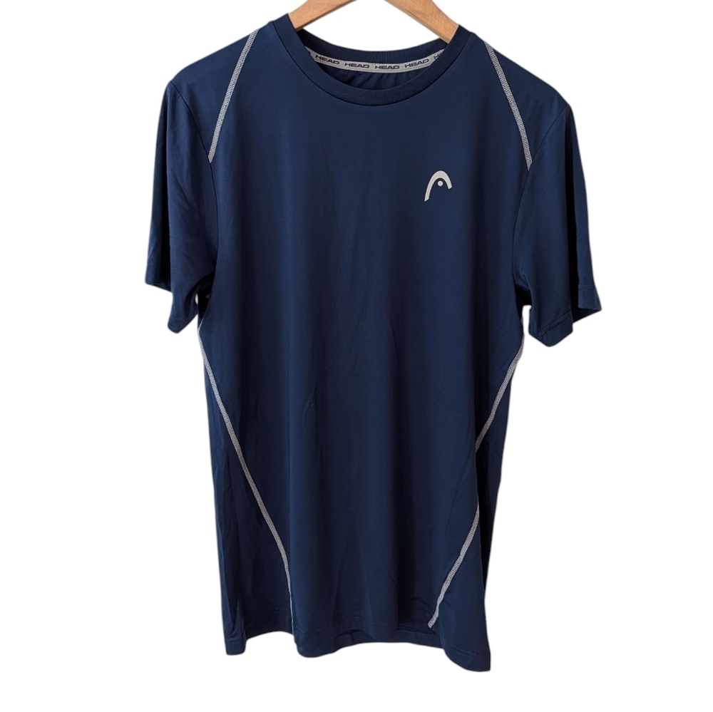 Head Men's Dark Blue Performance Tee Size M